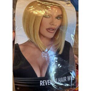 Revenge Hair Wig Blonde Straight Fancy Cosplay Halloween Adult Costume